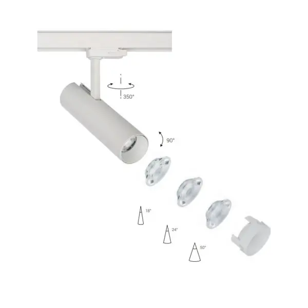Трековий світильник Nowodvorski 8765 CTLS Milo LED 15W 4000K 1300Lm IP20 білий - фото №1 Трековий світильник Nowodvorski 8765 CTLS Milo LED 15W 4000K 1300Lm IP20 білий - фото №1