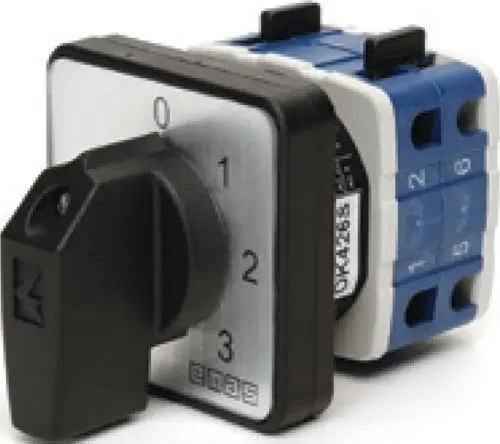 Кулачковый переключатель амперметра EMAS PSA010OK426S четырехпозиционный 10А
