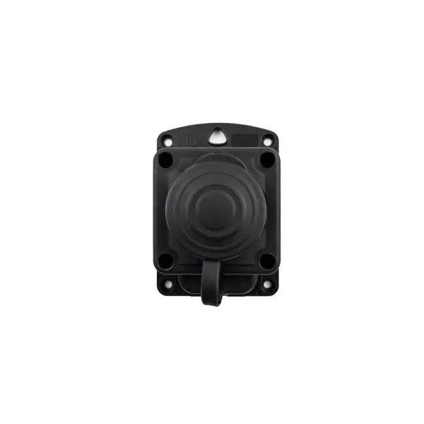 Розетка Violux каучук настінна з кришкою IP44 ( 930640 ) - фото №3
