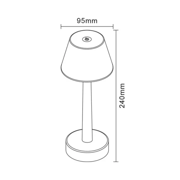 Світильник вуличний портативний Zuma Line 5905316667846 Color LED 1x0.5W 3000K 35Lm IP44 чорний - фото №1