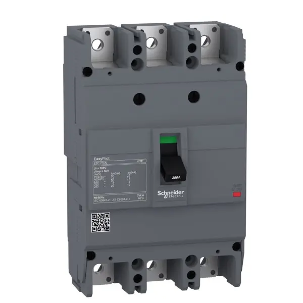 Автоматический выключатель Schneider Electric EASYPACT EZC250N 3P3T 25кА 225A Автоматический выключатель Schneider Electric EASYPACT EZC250N 3P3T 25кА 225A