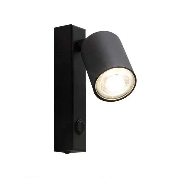 Бра, настенный светильник TK Lighting 11364 Nex GU10 1x10W IP20 черный - фото №2