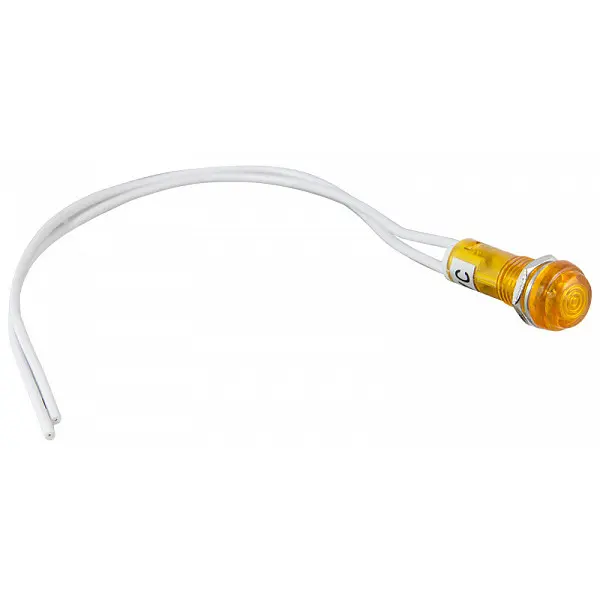 Сигнальна лампочка для кнопок Аско-Укрем PL1-101 220В жовта (A0140030022)