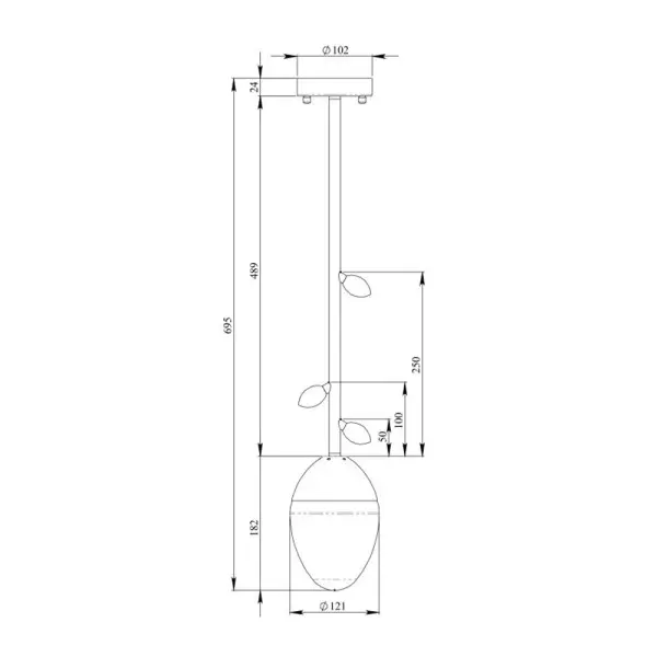 Люстра Pikart 35265-1 Burgeon 4 E14 1x60W IP20 белая - фото №2