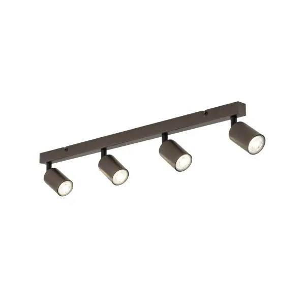 Светильник поворотный, спот TK Lighting 6182 Top GU10 4x10W IP20 коричневый - фото №2