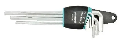 Набор шестигранных удлиненных Г-подобных ключей Whirlpower 158-0209 (23282) 1/16-3/8 (9шт) Набор шестигранных удлиненных Г-подобных ключей Whirlpower 158-0209 (23282) 1/16-3/8 (9шт)