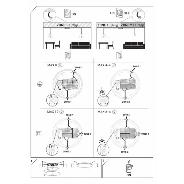 Потолочна основа для світильника Nowodvorski 10018 Cameleon Canopy A Mini 25W IP20 Bl - фото №4