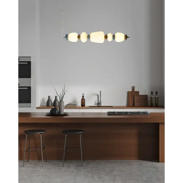 Подвесной светильник, люстра Italux PND-94981-5A-GD Evans LED 1x26W 3000K 2960Lm IP20 золотой - фото №1 Подвесной светильник, люстра Italux PND-94981-5A-GD Evans LED 1x26W 3000K 2960Lm IP20 золотой - фото №1