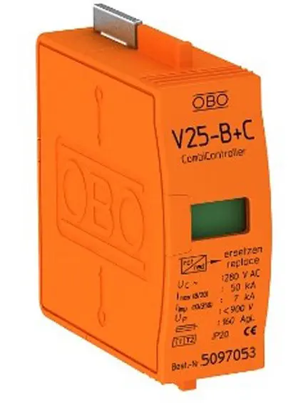 Сменная вставка OBO Bettermann (5097053) V25-B+C 0-280 Сменная вставка OBO Bettermann (5097053) V25-B+C 0-280
