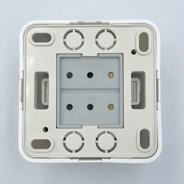 Выключатель Nilson Unique белый 1кл проходной ( 28111007 ) - фото №3