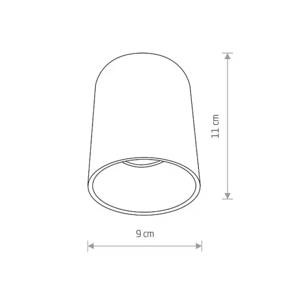 Точковий світильник Nowodvorski 8931 Eye tone GU10 1x10W IP20 Чорний - фото №1