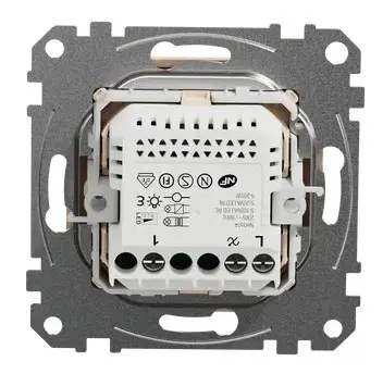 Універсальний поворотний світлорегулятор Schneider Electric бежевий SDD112502 - фото №3 Універсальний поворотний світлорегулятор Schneider Electric бежевий SDD112502 - фото №3