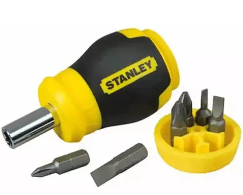 Набір біт Stanley 0-66-357 Multibit Stubby з тримачем (6шт)