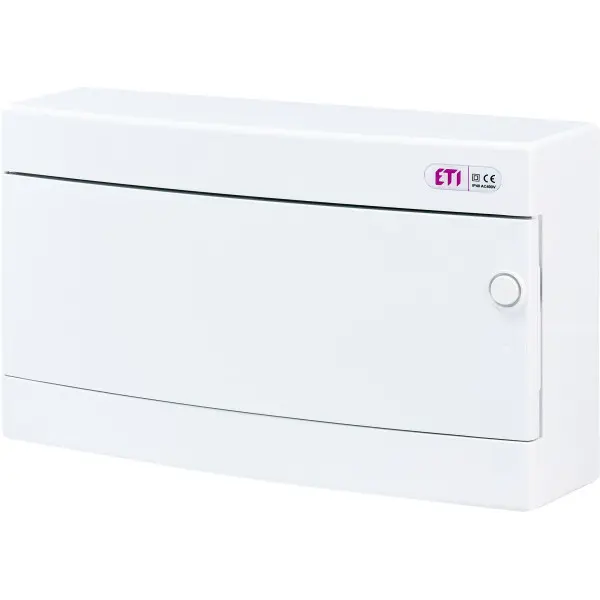 Наружный модульный щит ETI 001101007 ECT 18PO 18 М с белой дверцей - фото №1 Наружный модульный щит ETI 001101007 ECT 18PO 18 М с белой дверцей - фото №1