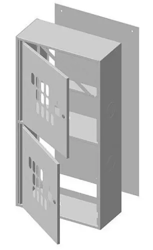 Пожежний щит Білмакс Б00029974 ШП 60120 У-С (білий)