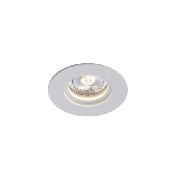 Гипсовый точечный врезной светильник Kloodi KD-GIPS RD100 H27 GU10 1x10W IP20 Wh - фото №2