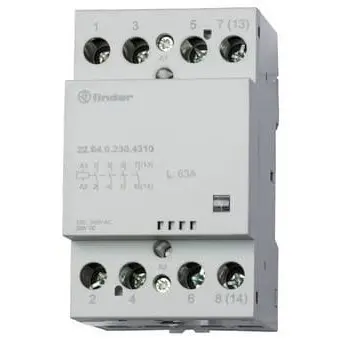 Контактор Finder 2NO+2NC 63A 220-240В AC/DC (226402304610)