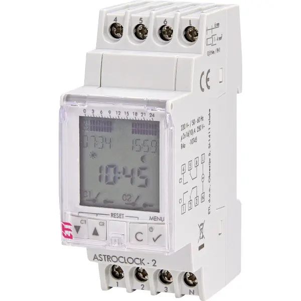 Астрономический таймер ETI 002472051 ASTROCLOCK-2