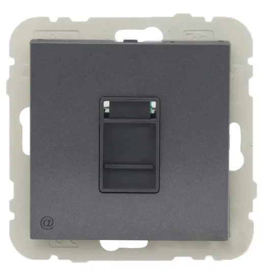 Компьютерная розетка Logus 21453 TIS RJ45 (Cat.5e) (серый)