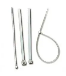 Стандартний поліамідний хомут DKC6.6 2,6х200мм (100 шт) Білий