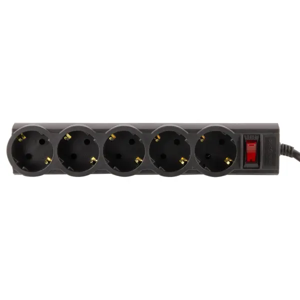 Сетевой фильтр LogicPower LP9583 LP-X5 2м Black - фото №1