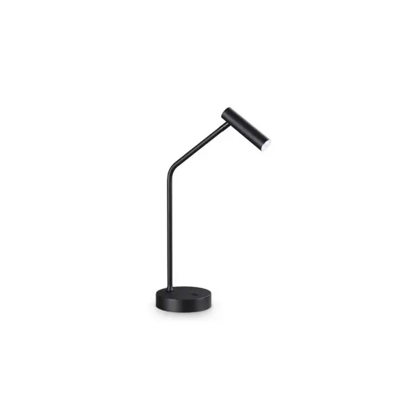 Настольная лампа Ideal Lux 295534 Easy Led 1x3.5W 3000K 250Lm IP20 Черная Настольная лампа Ideal Lux 295534 Easy Led 1x3.5W 3000K 250Lm IP20 Черная