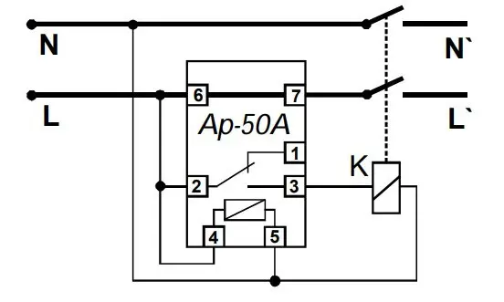 Реле контроля тока АP-50А - фото №7
