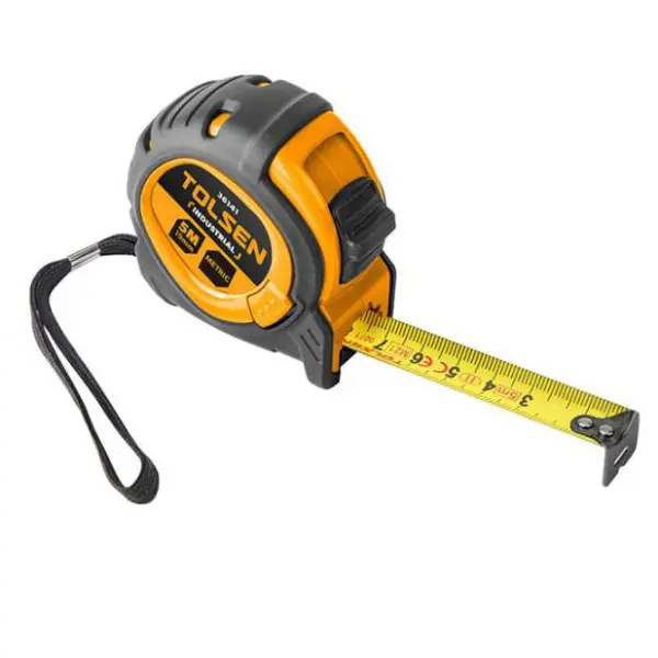 Прорезиненная рулетка Tolsen 8мх25мм (36143)