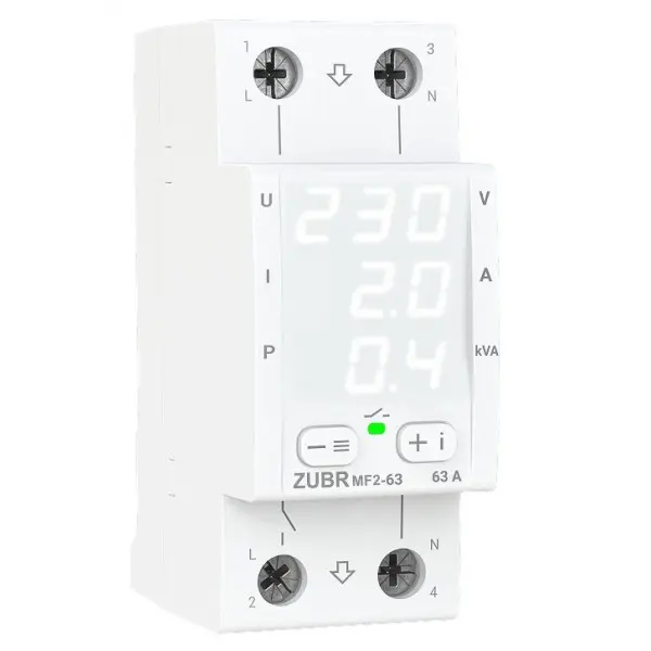 Реле напряжения ZUBR MF2-63