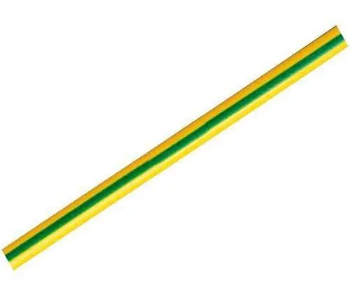 Термоусаджувальна трубка E.Next e.termo.stand.2.1.yellow-green 2/1 1м жовто-зелена (s024193)