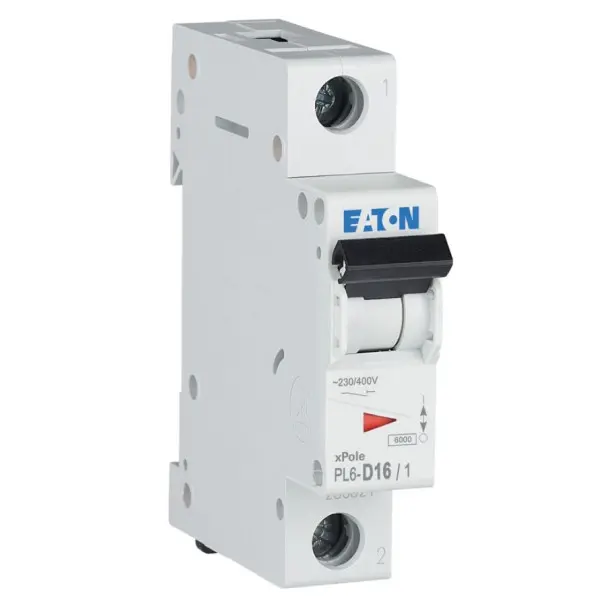 Автовимикач Eaton PL6-D16/1 6кА 16A Автовимикач Eaton PL6-D16/1 6кА 16A
