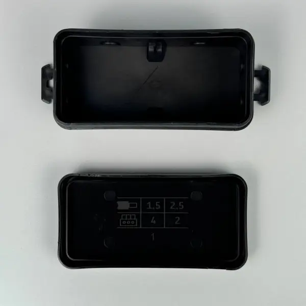 Коробка распределительная СКИМ K45B 85х43х39 черная IP44 ( B1102005 ) - фото №3