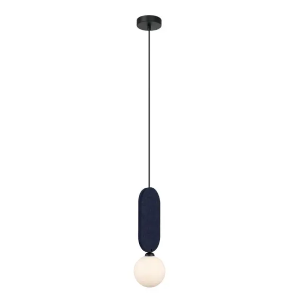 Подвесной светильник, люстра Italux PND-59815-1-BLU Lorenzo G9 1x25W IP20 синий - фото №2 Подвесной светильник, люстра Italux PND-59815-1-BLU Lorenzo G9 1x25W IP20 синий - фото №2