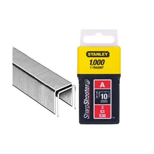 Скобы Stanley Light Duty 10мм - фото №1