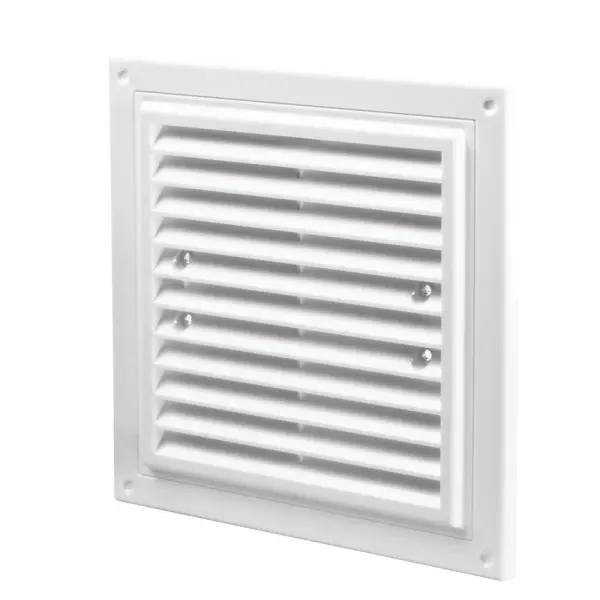 Решетка Домовент ДВ 175х175с М белая