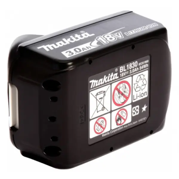 Аккумулятор Makita 632G12-3 LXT BL1830B - фото №1 Аккумулятор Makita 632G12-3 LXT BL1830B - фото №1