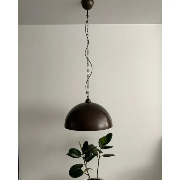Подвесной светильник, люстра Nowodvorski 36368 Hemisphere Rust I L E27 1x25W IP20 коричневый - фото №4