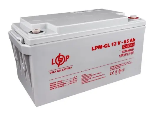 Аккумулятор LogicPower LPM-GL 12-65 Ah 12В - фото №3