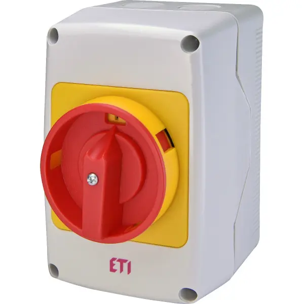 Кулачковый переключатель в корпусе ETI 004773180 CS 32 10 PNGLK (3p «0-1» IP65 32A блок) Кулачковый переключатель в корпусе ETI 004773180 CS 32 10 PNGLK (3p «0-1» IP65 32A блок)