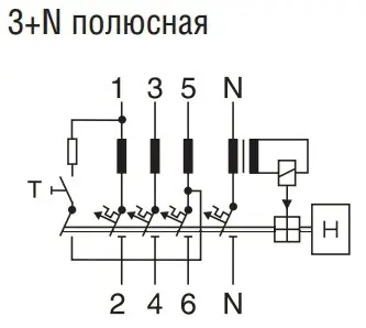 Диф автомат Eaton (Moeller) mRB4-32/3N/C/003-A - фото №1