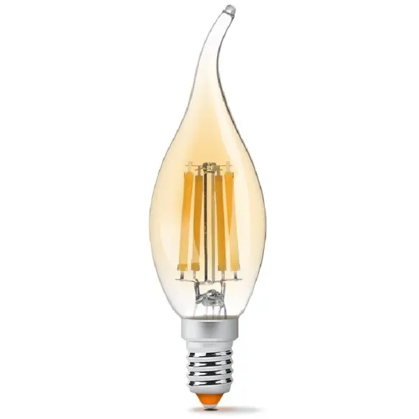 Світлодіодна філаментна лампа Videx Filament C37FtA E14 6Вт 2200K (VL-C37FtA-06142) бронза