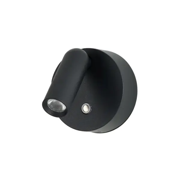 Бра, настенный светильник Azzardo AZ5630 Como LED 1x3W 3000K 198Lm IP20 черный Бра, настенный светильник Azzardo AZ5630 Como LED 1x3W 3000K 198Lm IP20 черный
