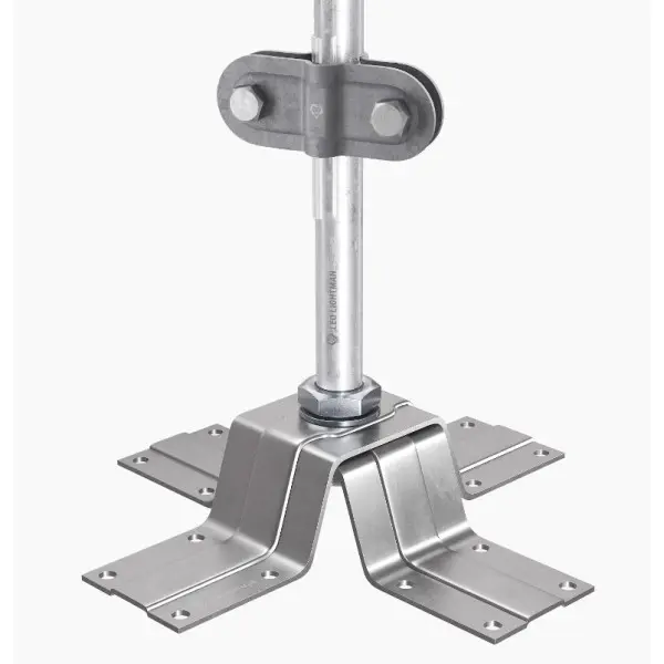 Молниеприемник на прямую крышу Leo Lightman 2м Ni/Al (411206) - фото №1