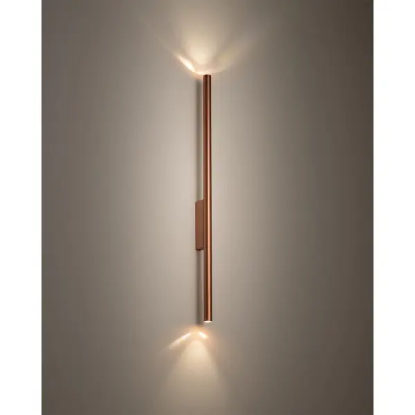 Бра, настенный светильник Nowodvorski 11815 Laser Wall L G9 2x10W IP20 медный - фото №1