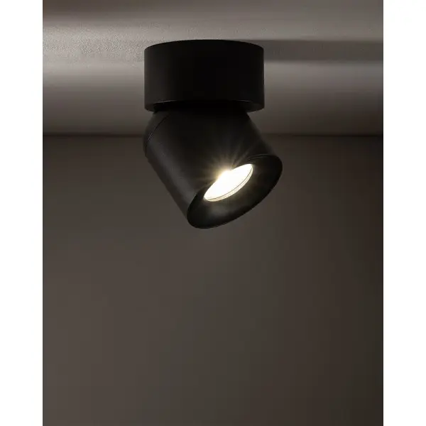 Світильник поворотний точковий, бра Nowodvorski 11346 Oscar GU10 1x15W IP54 чорний - фото №1 Світильник поворотний точковий, бра Nowodvorski 11346 Oscar GU10 1x15W IP54 чорний - фото №1