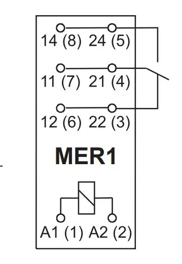 Электромеханическое реле ETI 002473044 MER1-230AC (1x16A 250VAC) - фото №1 Электромеханическое реле ETI 002473044 MER1-230AC (1x16A 250VAC) - фото №1