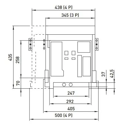 Воздушный автоматический выключатель E.Next e.industrial.acb.2000D.2000 400В 3Р с мотор-приводом и РН (i081108) - фото №6