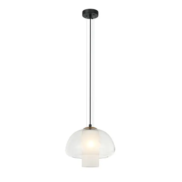 Подвесной светильник, люстра Italux PND-61001B-BK Feder E27 1x40W IP20 прозрачный - фото №2 Подвесной светильник, люстра Italux PND-61001B-BK Feder E27 1x40W IP20 прозрачный - фото №2