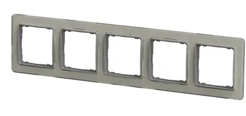 П'ятипостова рамка Schneider Electric Sedna Elements штучне біле скло SDD360805 - фото №4