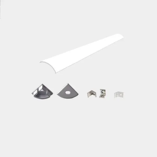 LED-профиль MLG угловой LP1616 с рассеивателем, 2 метра - фото №1 LED-профиль MLG угловой LP1616 с рассеивателем, 2 метра - фото №1